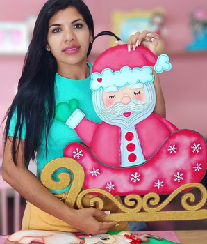 Mural Natal - Apostila de Moldes Gigantes