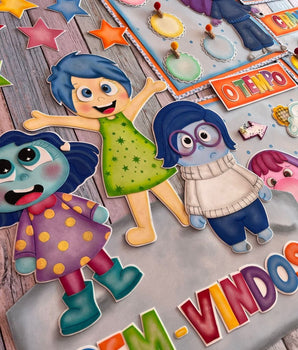 Kit Sala de Aula Divertidamente - Apostila de Moldes