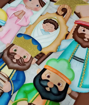 Mural Presépio - Apostila de Moldes Gigantes