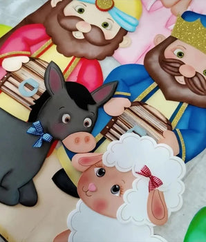 Mural Presépio - Apostila de Moldes Gigantes