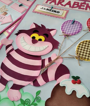 Kit Sala Alice no País das Maravilhas - Apostila de Moldes