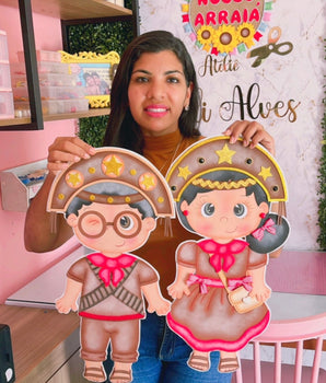 Painel Junino 2 - Apostila de Moldes Gigantes