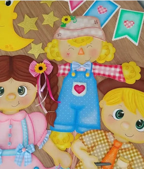 Painel Junino 1 - Apostila de Moldes Gigantes