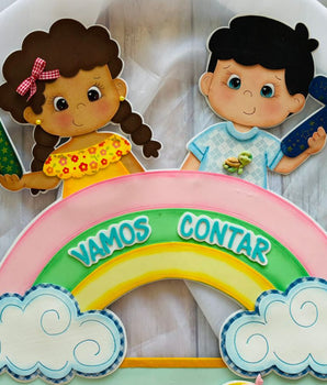 Cartaz Numerais - Apostila de Moldes