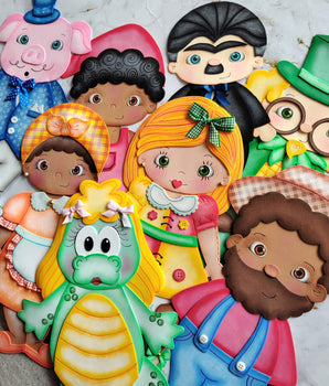 Personagens Sítio do Pica-pau Amarelo - Apostila de Moldes