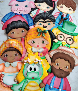 Personagens Sítio do Pica-pau Amarelo - Apostila de Moldes