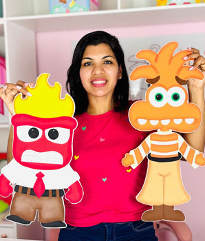 Personagens Emoções - Apostila de Moldes Gigantes