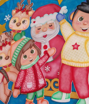 Mural Natal - Apostila de Moldes Gigantes