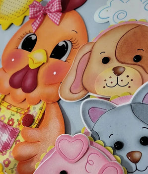 Luva A Galinha Ruiva - Apostila de Moldes