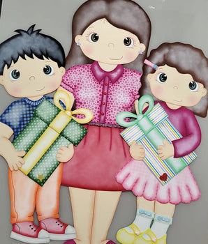 Mural Dia das Mães - Apostila de Moldes Gigantes