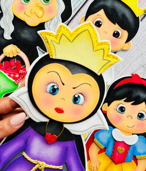 Branca de Neve e os Sete Anões - Apostila de Moldes