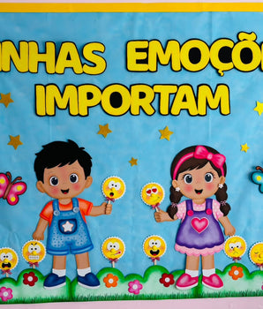 Mural Emoções - Apostila de Moldes Gigantes