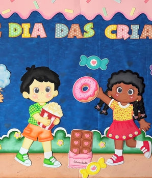 Mural Doce Infância - Apostila de Moldes