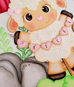 Mural Páscoa Cristã - Apostila de Moldes Gigantes