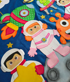 Mural Astronauta - Apostila de Moldes Gigantes