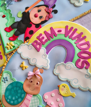 Kit Sala de Aula Bichinhos de Jardim - Apostila de Moldes