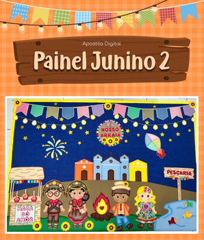 Painel Junino 2 - Apostila de Moldes Gigantes