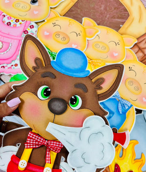 Os Três Porquinhos - Apostila de Moldes